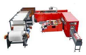 Dao quay đôi Sao chép cuộn giấy Dòng sản phẩm cắt và đóng gói